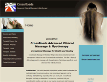 Tablet Screenshot of crossroads.massagetherapy.com