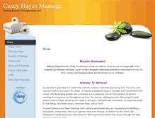 Tablet Screenshot of caseyhayes.massagetherapy.com