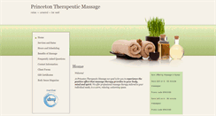 Desktop Screenshot of princeton.massagetherapy.com