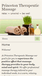 Mobile Screenshot of princeton.massagetherapy.com