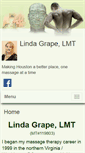Mobile Screenshot of lindagrape.massagetherapy.com