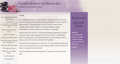 Desktop Screenshot of peaceful-moments.massagetherapy.com