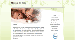 Desktop Screenshot of massagebydana.massagetherapy.com