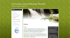 Desktop Screenshot of gailyurman.massagetherapy.com