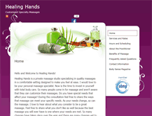 Tablet Screenshot of healinghandsofalabma.massagetherapy.com