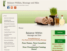 Tablet Screenshot of massagebydebrajean.massagetherapy.com