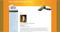 Desktop Screenshot of mariarhodes.massagetherapy.com
