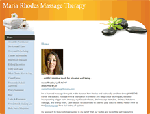 Tablet Screenshot of mariarhodes.massagetherapy.com