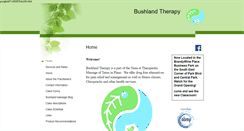 Desktop Screenshot of bushland.massagetherapy.com