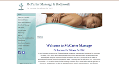 Desktop Screenshot of mccarter.massagetherapy.com