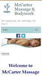 Mobile Screenshot of mccarter.massagetherapy.com