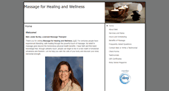 Desktop Screenshot of healingandwellness.massagetherapy.com