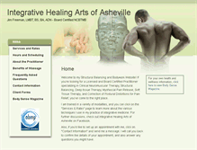 Tablet Screenshot of jimfreeman.massagetherapy.com