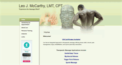 Desktop Screenshot of massageeffect.massagetherapy.com