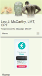Mobile Screenshot of massageeffect.massagetherapy.com