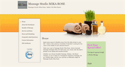 Desktop Screenshot of mikarose.massagetherapy.com