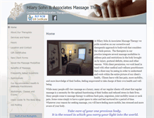 Tablet Screenshot of hilarysohn.massagetherapy.com