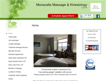 Tablet Screenshot of monacella.massagetherapy.com
