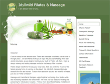 Tablet Screenshot of idyllwildpilatesmassage.massagetherapy.com