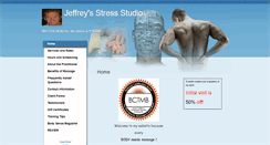 Desktop Screenshot of jeffreystresstudio.massagetherapy.com