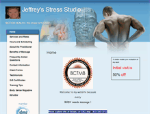 Tablet Screenshot of jeffreystresstudio.massagetherapy.com