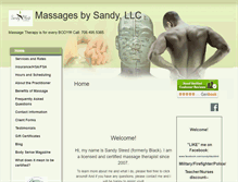 Tablet Screenshot of lmtsandy.massagetherapy.com