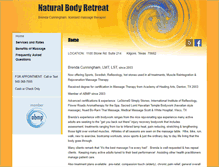 Tablet Screenshot of naturalbodyretreat.massagetherapy.com