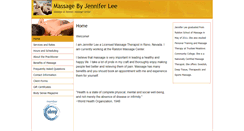 Desktop Screenshot of jenniferlee.massagetherapy.com