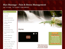 Tablet Screenshot of myomassage.massagetherapy.com