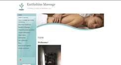 Desktop Screenshot of earthshine.massagetherapy.com