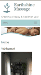 Mobile Screenshot of earthshine.massagetherapy.com