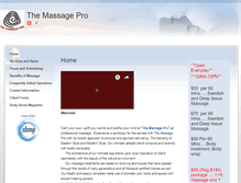 Tablet Screenshot of massageprola.massagetherapy.com