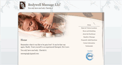 Desktop Screenshot of kathleen.massagetherapy.com