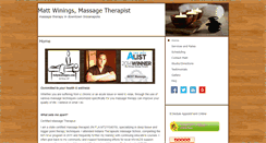 Desktop Screenshot of matt.massagetherapy.com