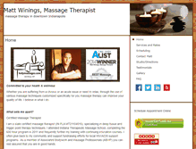 Tablet Screenshot of matt.massagetherapy.com