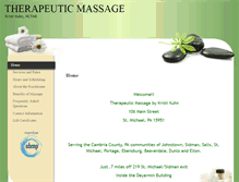 Tablet Screenshot of kristikuhn.massagetherapy.com