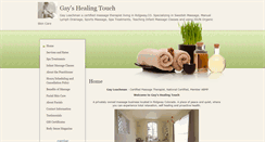 Desktop Screenshot of gayshealingtouch.massagetherapy.com