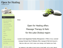 Tablet Screenshot of joykjohnson.massagetherapy.com