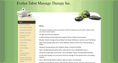 Desktop Screenshot of evelyntabor.massagetherapy.com