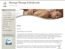 Tablet Screenshot of maciek.massagetherapy.com