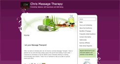 Desktop Screenshot of chris.massagetherapy.com