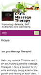 Mobile Screenshot of chris.massagetherapy.com