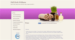 Desktop Screenshot of fullcircle-wellness.massagetherapy.com
