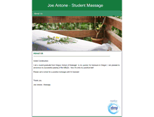 Tablet Screenshot of joe.massagetherapy.com
