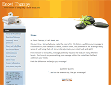 Tablet Screenshot of enovitherapy.massagetherapy.com