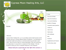 Tablet Screenshot of cypressmoonhealingarts.massagetherapy.com