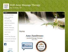 Tablet Screenshot of amyz.massagetherapy.com