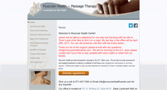 Desktop Screenshot of muscularhealth.massagetherapy.com