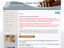 Tablet Screenshot of muscularhealth.massagetherapy.com