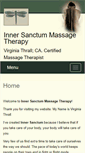 Mobile Screenshot of innersanctum.massagetherapy.com